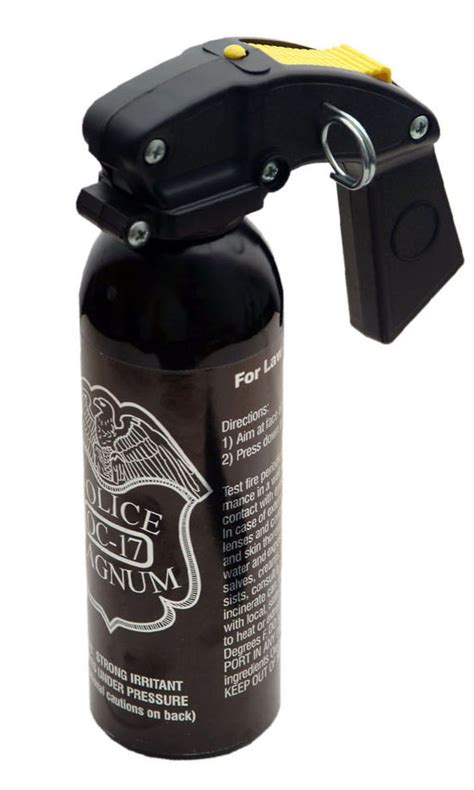 pepper spray recommended by police.